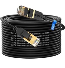 85ft CAT8 Ethernet Cable High Speed 26AWG  40Gbps 2000Mhz W/ Gold Plate