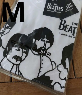 COMME des GARCONS コムデギャルソン BeatlesT-shirt ビートルズ THE BEATLES T-shirt COMME des GARÇONS M White | eBay