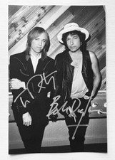 Bob Dylan+Tom Petty, tolles Foto, original signiert vom Künstler
