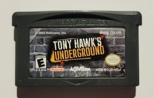 Nintendo Gameboy Advance Game Cartridge Tony Hawk's Underground Tested Works