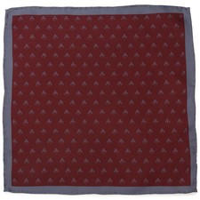 Star Wars Mandalorian Red Silk Pocket Square