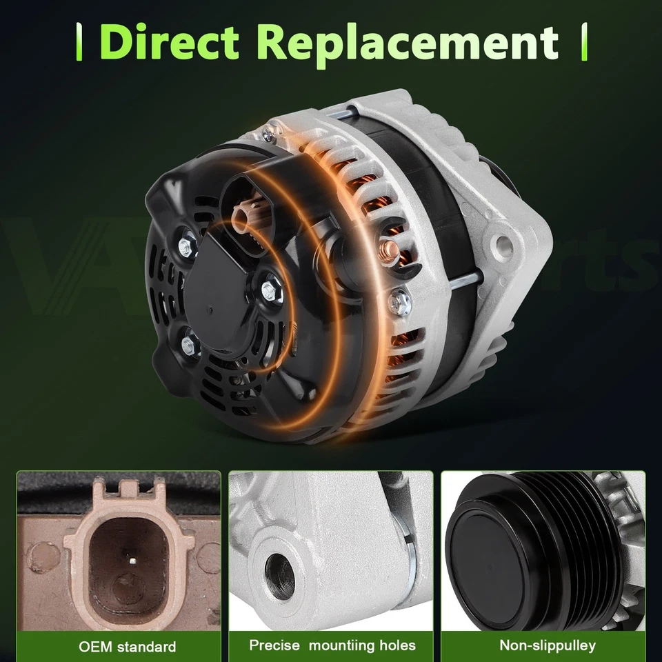 Alternator Fits Acura RDX 3.5L 2013 2014 2015 11627 104210-1890 1042101890 11158 Foto 4 de 4