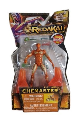 Redakai  Chestmaster tractor Blast Action Figure & Blast 3D Card New