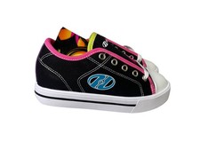 Heelys Youth Girl Sneaker Roller Skate Classic X2 HE100853 Black Pink Size 1 C