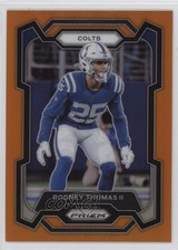 2023 Panini Prizm Orange Prizm 20/249 Rodney Thomas II #130 1o3r