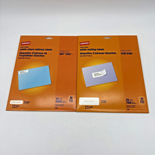 Lote Staples Avery Mix de Inyección de Tinta Láser Blanco Correo Dirección Etiquetas 5160 5267