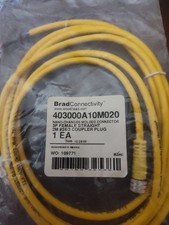 NEW IN BAG BRAD HARRISON 403000A10M020 MOLDED CONNECTOR 3P FEMALE STRAIGHT 2M