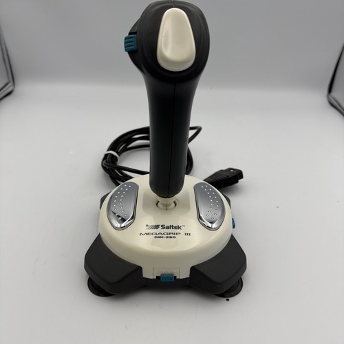 Manette De Jeu Vintage Saitek Megastick MX-130 - Non Testée, Bon état Général