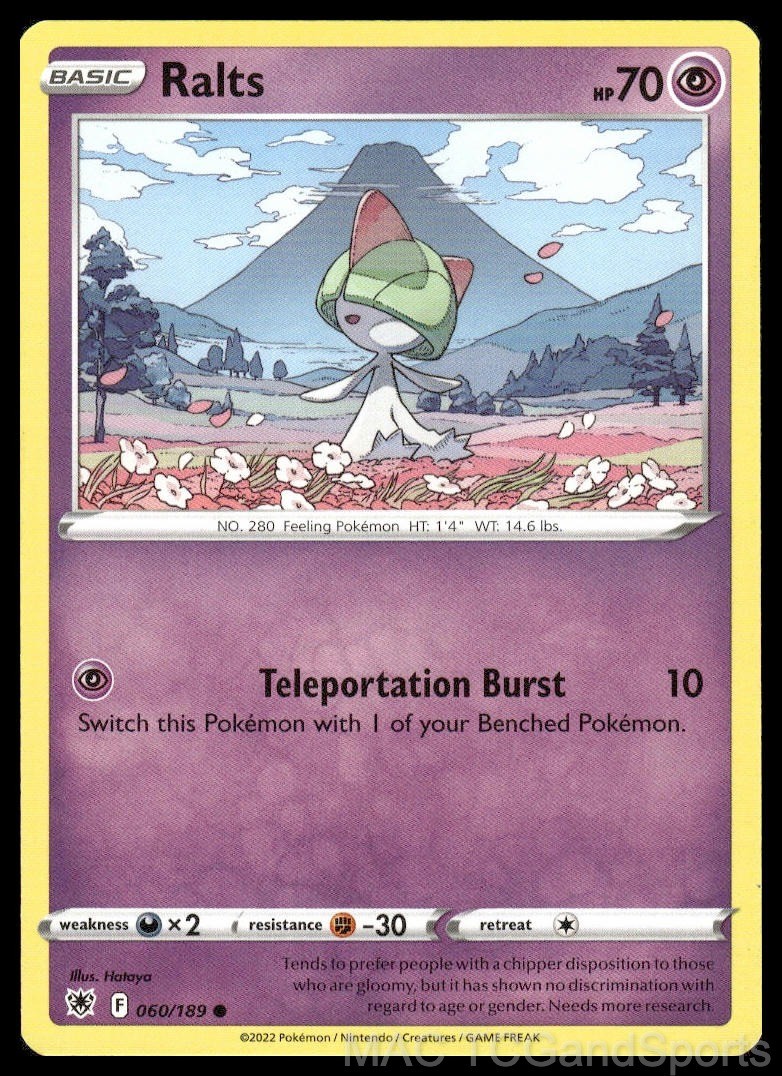 Ralts 060/189 Astral Radiance Pokemon TCG NM