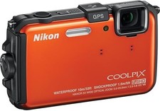 Nikon COOLPIX AW100 16.0MP Digital Camera - Orange