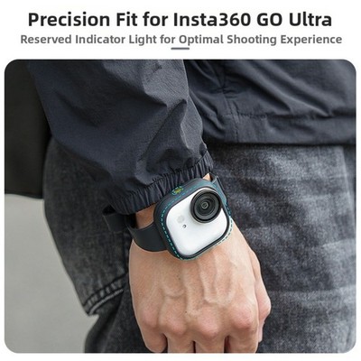 Silikon Verlängerungsgurt für Insta360 GO Ultra Kamera mit sicherer Halterung
