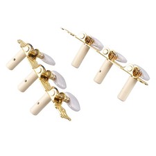 2Pcs Classical Guitar String Machine Heads Tuning Pegs Keys Tuners Set White