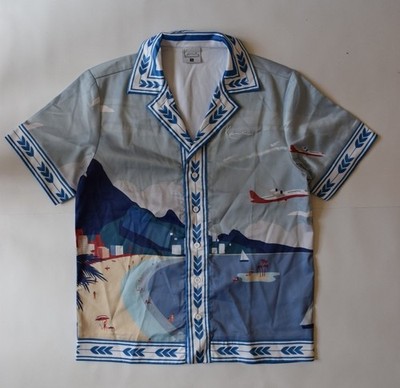 Karl Kani Signature Resort Beach Vacation Short Sleeve Shirt