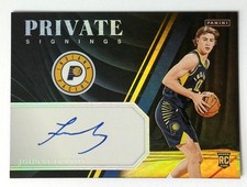 2024-25 PANINI PRIVATE SIGNINGS Johnny Furphy #PS-FUR PACERS