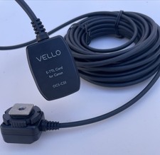 Vello 33' Straight eTTL Flash Cord for Canon Never Used 