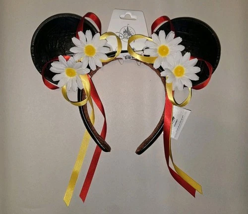 NEW Disney Parks 2026 Epcot Germany Pavilion Mickey Minnie Flowers Ear Headband