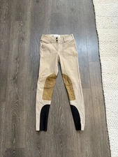 The Tailored Sportsman Trophy Hunter Boot Sock Low Rise Breeches Tan 24R