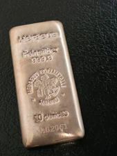 10 oz Silver Bar - Argor-Heraeus