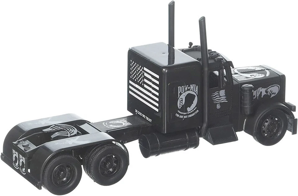 Peterbilt POW - 379 MIA Black Out POW - MIA Tribute Truck - 1/32 Scale Model - Image 3 of 3