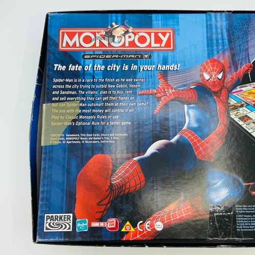 Spider-Man Monopoly Board Game Marvel Hasbro 2007 Complete - Picture 5 of 22