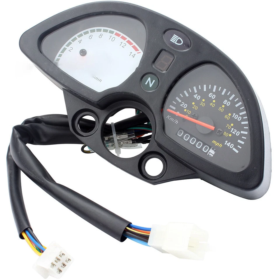 Velocímetro de moto tacómetro digital LED odómetro para Yamaha TTR250 Foto 2 de 4