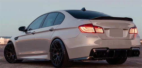 Alerón trasero estilo PSM negro ABS para BMW Serie 5 F10 F18 Sedán 2011-2017 - Imagen 5 de 7