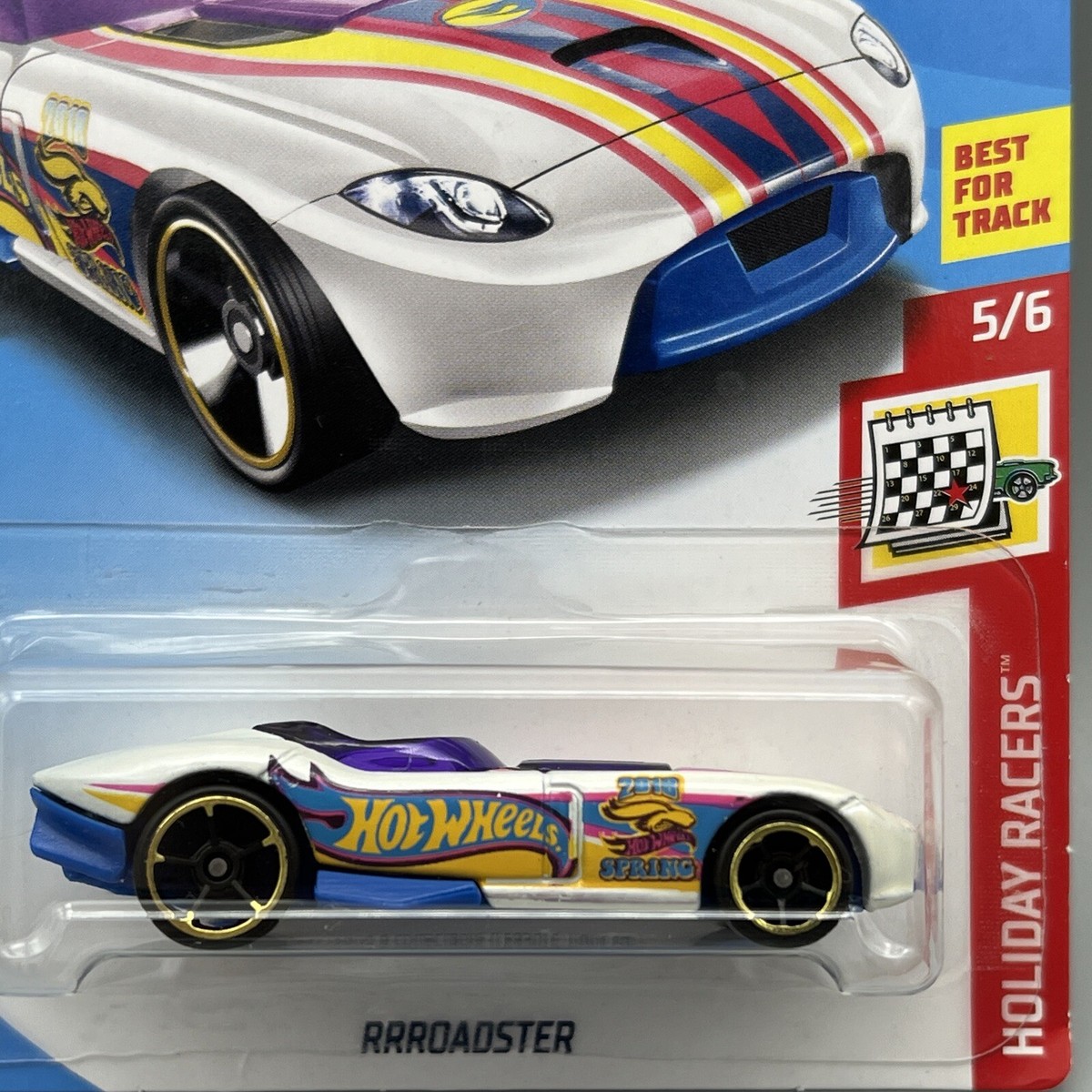 Hot Wheels Treasure Hunt RRROADSTER Holiday Racers 5/6 Read