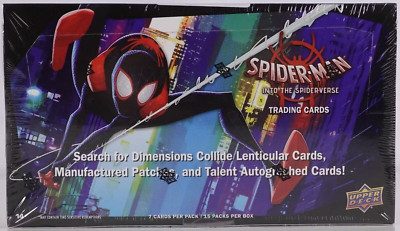 2022 UPPER DECK MARVEL SPIDER-MAN INTO THE SPIDER-VERSE TRADING CARDS HOBBY BOX
