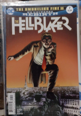 HELLBLAZER # 7 2017 DC COMICS DC UNIVERSE REBIRTH JOHN CONSTANTINE CASSADAY COVE