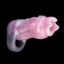 Fantasy Dragon Penis Sheath with Support Pillars for ED Male Enlarger Extender