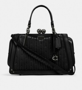 coach kisslock dreamer 21 with quilting and rivets