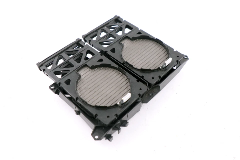 BMW E65 E66 E67 Portabicchieri A Rotelle Per Console Centrale Argento Scuro - Immagine 2 di 4