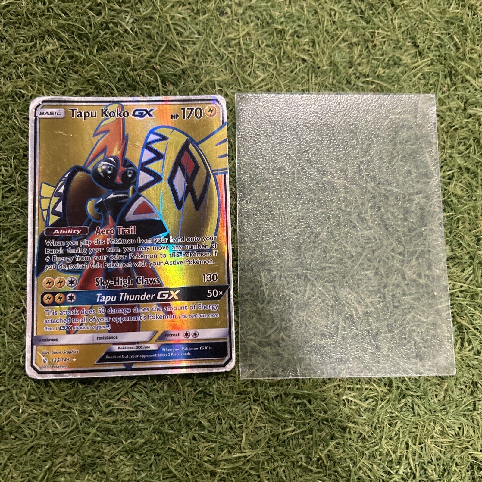 Tapu Koko ex RR 019/062 sv3a Japanese Pokemon Card Raging Surf - NM