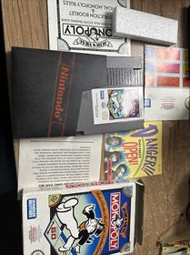 NES AMAZING SHAPE MONOPOLY Complete In Box CIB Nintendo Entertainment System NES