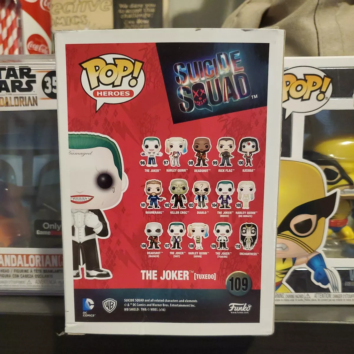 Funko Pop! Suicide Squad #109 The Joker (Tuxedo) Exclusive