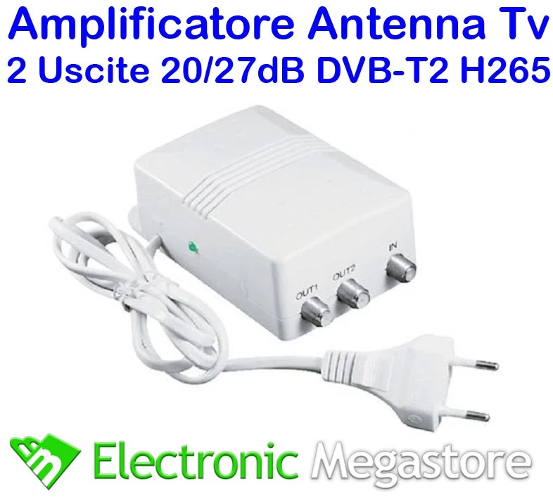 Amplificatore In Linea Per Segnale Satellitare – Frequenza 950-2150 MHz, Alimentato Da Ricevitore