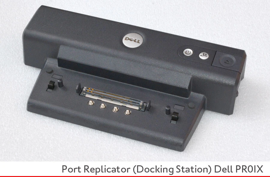 PORT REPLICATOR DOCKING DELL PR01X 07W762 D500 D600 D800 D810 D820 NOTEB. STAND - Bild 2 von 4