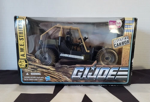 A.W.E. Striker w Night Fox AWE G.I. JOE COBRA 25th POC Pursuit of MIB NEW #1