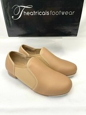 NEW Theatricals Adult Neoprene Tap T9100 Womens Dance Shoe Tan SIZES 4 4.5 NIB