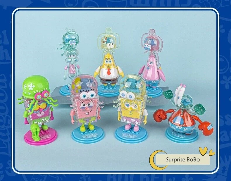 Spongebob Squarepants Bouncing Jellyfish Series Blind Box Confirmed Figure  Gift