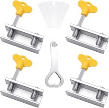 weideer 4 Sets Adjustable Sliding Window LocksSecurity Window Lock Aluminum s
