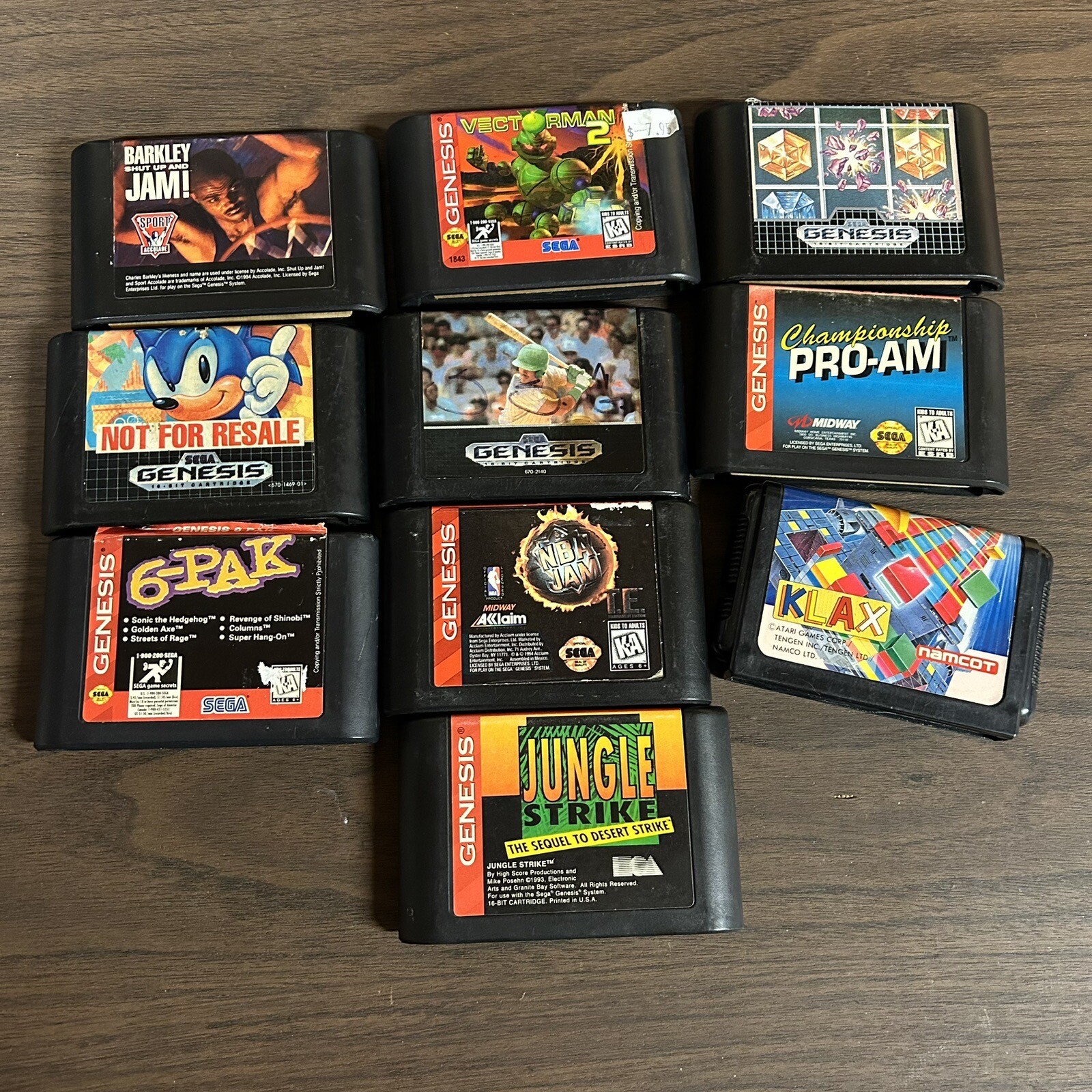 Sega Genesis Game Cartridges Lot of 10 All Tested And Working Fast Shipping eBay