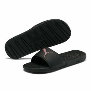 rose gold puma slides