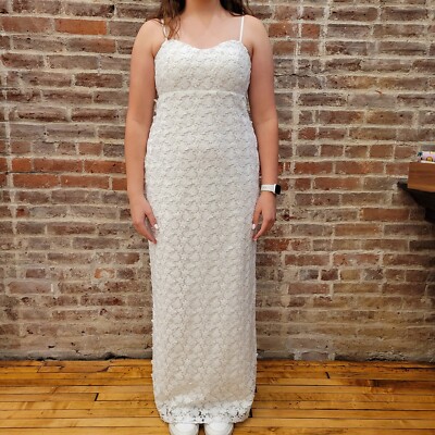 NWT Lilly Pulitzer Gillian Lace Maxi Slip Dress Resort White Butterfly  (Size 6) | eBay