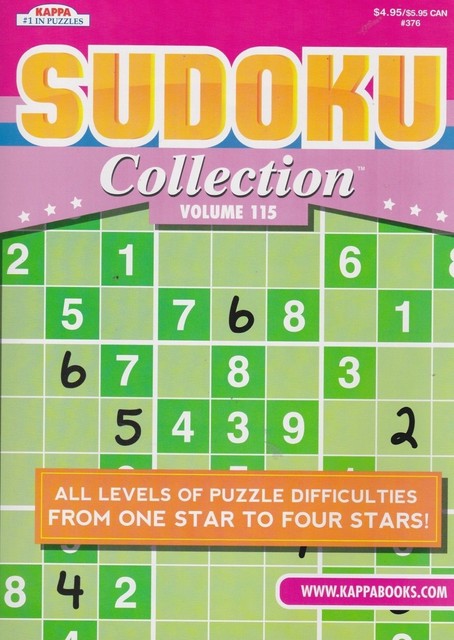 Brand New Sudoku Collection Volume 115 Puzzle Fast Shipping Kappa All
