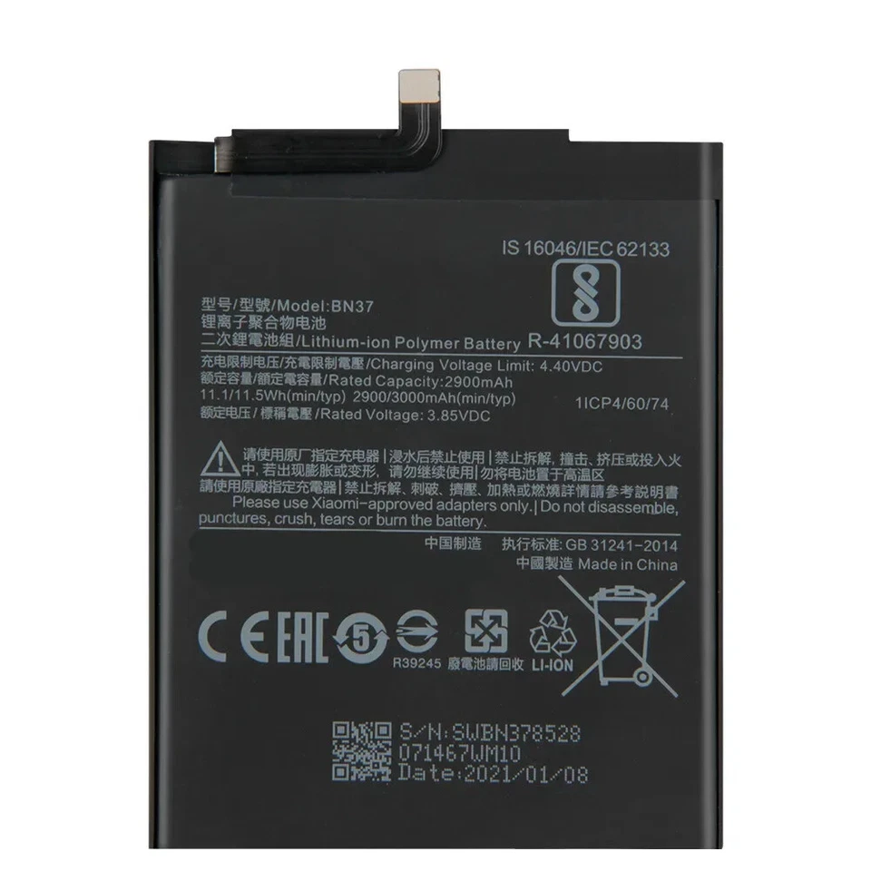 Replacement Phone Battery BN37 For Xiaomi redmi 6 Redmi6 One Redrice 6 - Image 2 of 4