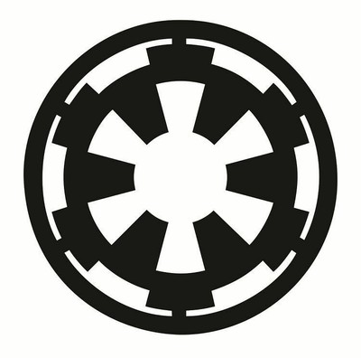 Star Wars - Empire Logo Decal / Sticker Choose Size & Color - The Force