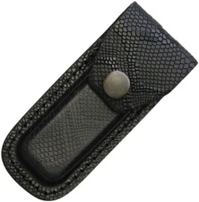 Leather Belt Pouch Snake/ Sheath 1204
