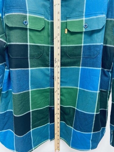 Levi’s Gold Tab kariertes Jackson Flanell Worker Überhemd für Herren Größe M neu mit Etikett - Bild 7 von 11