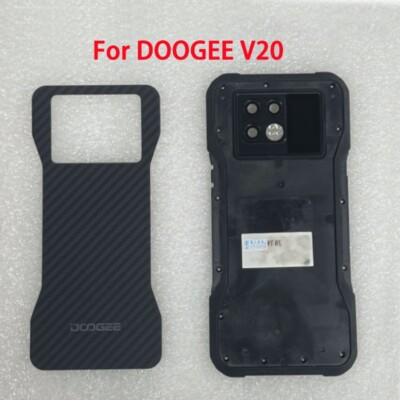 For DOOGEE V20 Bottom Case+Battery Cover Composite Back Cover+Adhesive Repair